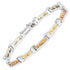 6.48 Carat Genuine Multi Sapphire .925 Sterling Silver Bracelet by Bids.com