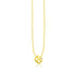 14k Yellow Gold Polished Four Leaf Clover Necklace with Diamond by Bids.com