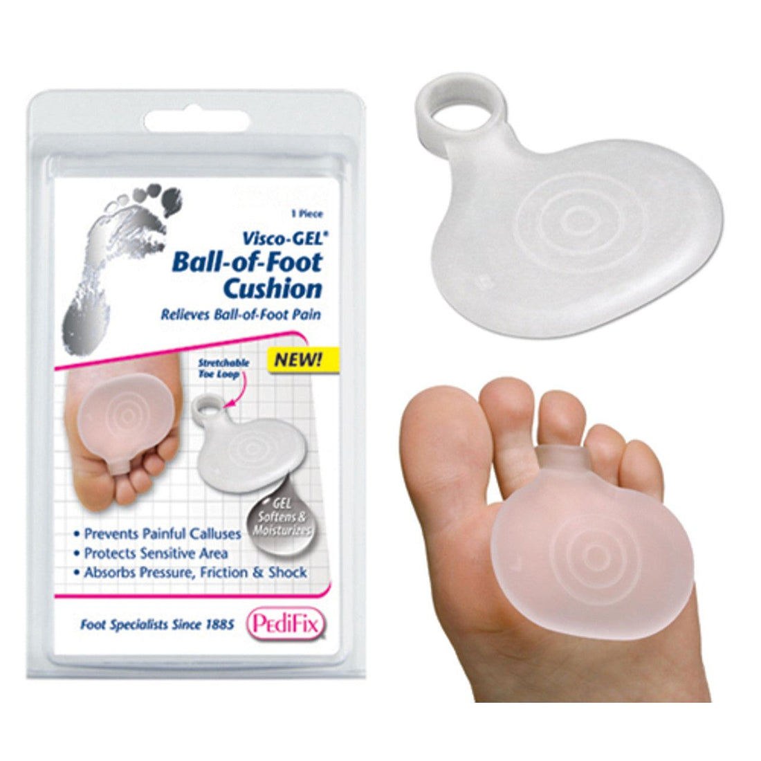 PediFix Metatarsal Pad With Toe Loop Large Left by Pasteur Pharmacy