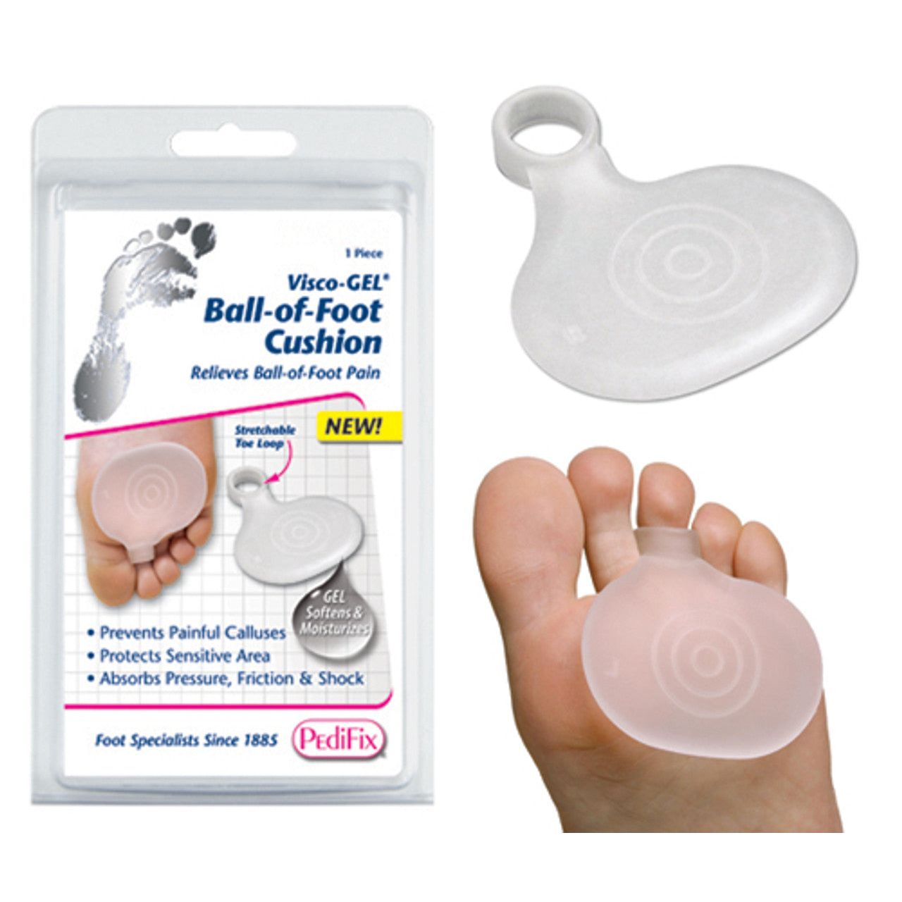 PediFix Metatarsal Pad With Toe Loop Large Left by Pasteur Pharmacy