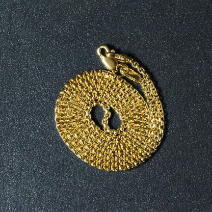 14k Yellow Gold Round Box Chain 1.7mm by Bids.com