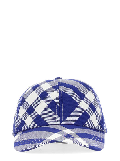 Burberry Unisex Baseball Cap With Tartan Pattern by Luosophy