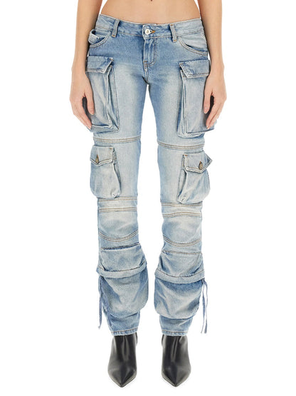 The Attico Women Cargo Jeans by Luosophy
