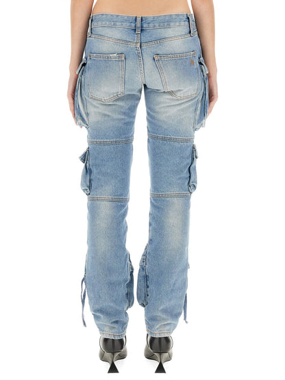 The Attico Women Cargo Jeans by Luosophy