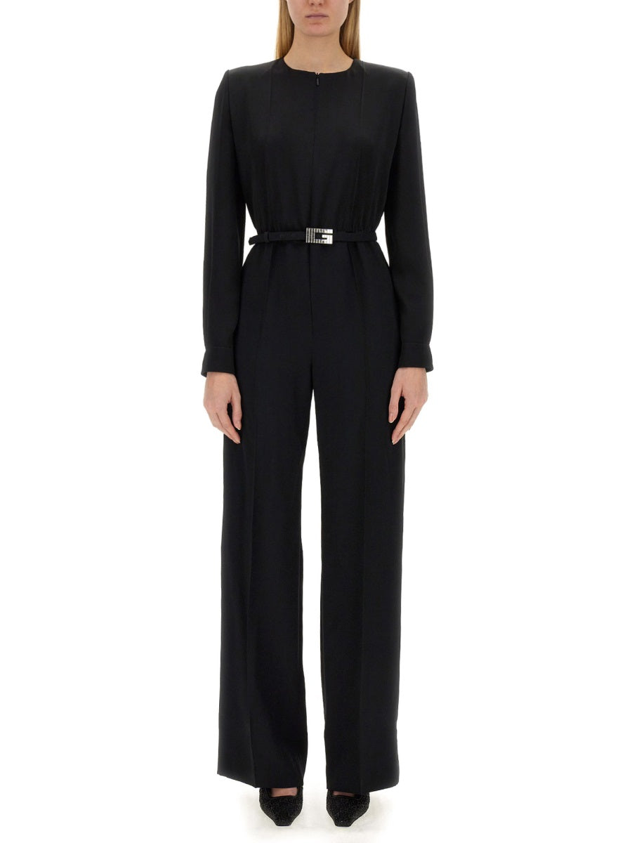 Gucci Women Viscose Jumpsuit With Belt by Luosophy