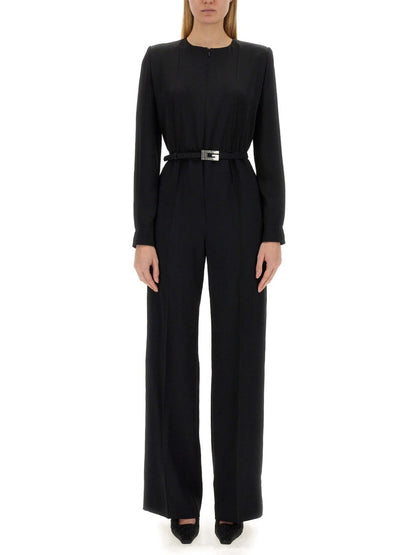 Gucci Women Viscose Jumpsuit With Belt by Luosophy
