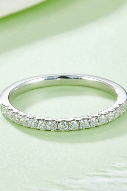Sparkala™ Platinum-Plated Half-Eternity Ring by Sparkala
