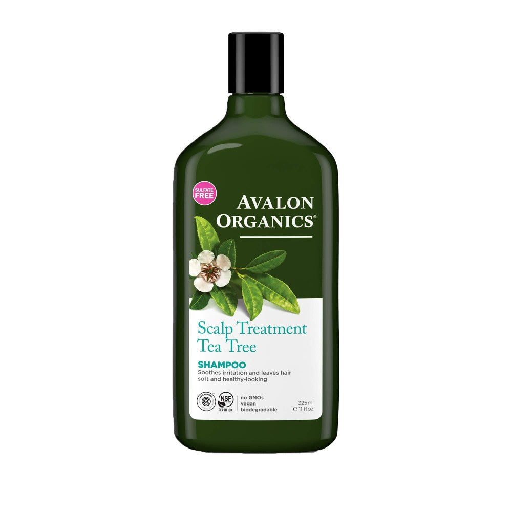 Avalon Organics Scalp Treatment Tea Tree Shampoo 11 Fl Oz by Pasteur Pharmacy