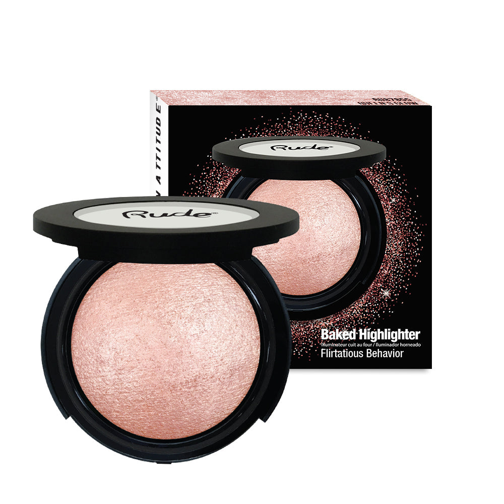 RUDE Baked Highlighter - Flirtatious Behavior 