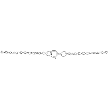 .925 Sterling Silver Diamond Accent Virgo Zodiac Key 18" Pendant Necklace (K-L Color, I1-I2 Clarity) by Bids.com