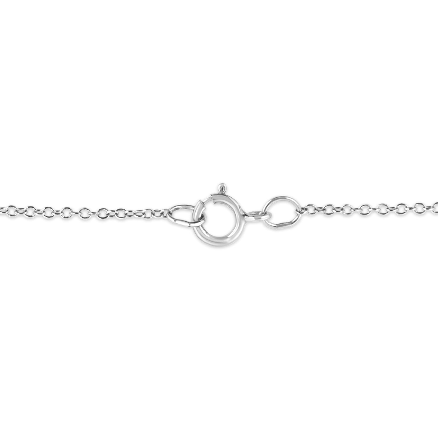 .925 Sterling Silver Prong-Set Diamond Accent Starfish Pendant Necklace (I-J Color, I1-I2 Clarity) - Size 18" by Bids.com