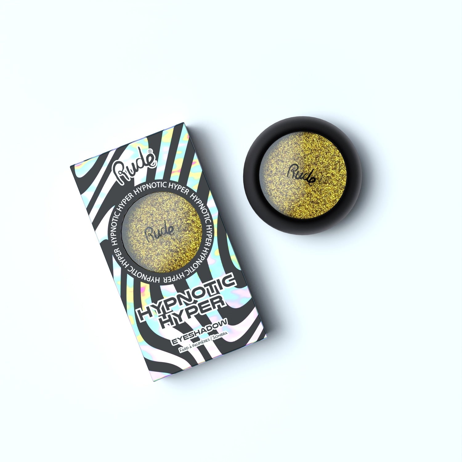 RUDE Hypnotic Hyper Duo Chrome Eyeshadow - Trance Dance - DestGlow