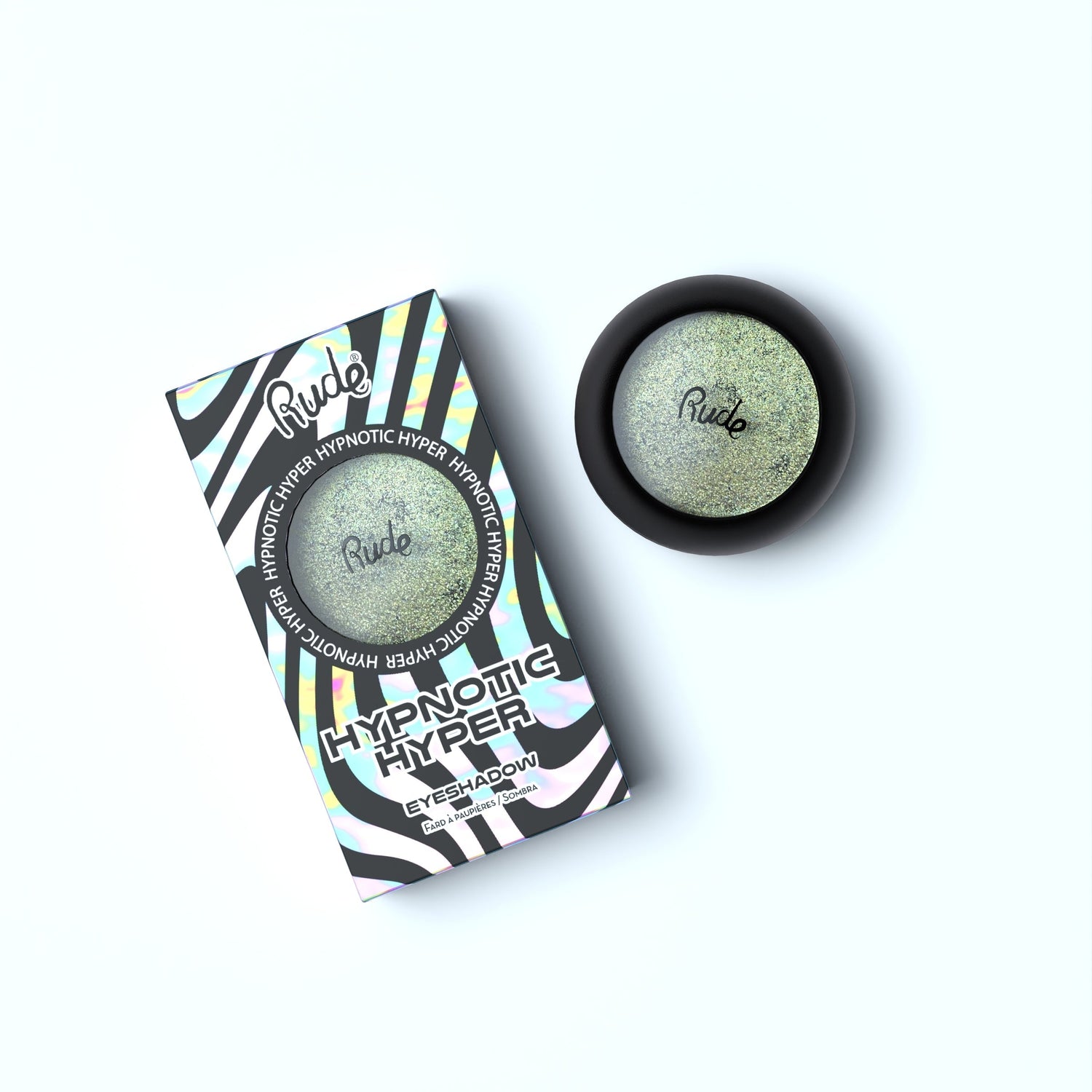 RUDE Hypnotic Hyper Duo Chrome Eyeshadow - Wave Rave - DestGlow