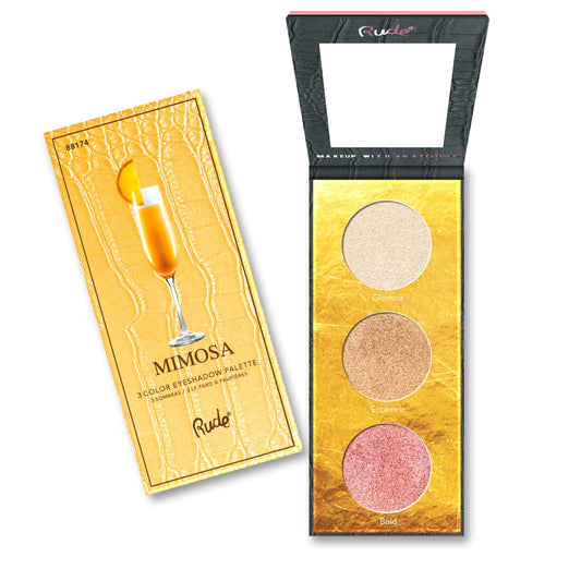 RUDE Cocktail Party Luminous Highlight / Eyeshadow Palette - Mimosa - DestGlow