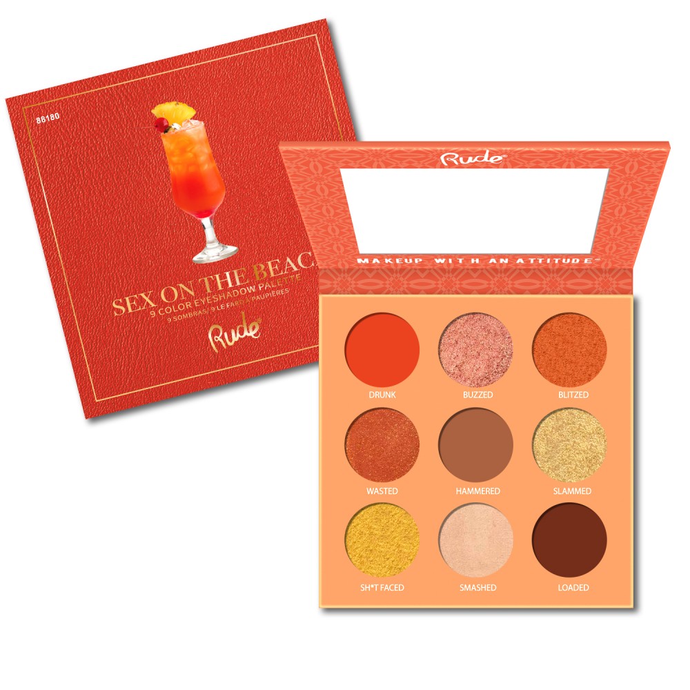 RUDE Cocktail Party 9 Color Eyeshadow Palette - Sex on The Beach 
