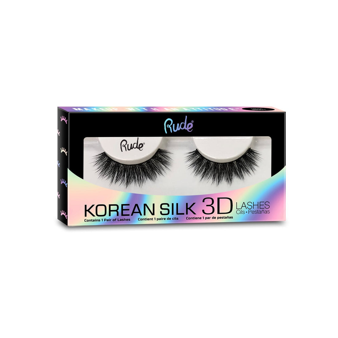 RUDE Lush - Korean Silk 3D Lashes - Erotic - DestGlow