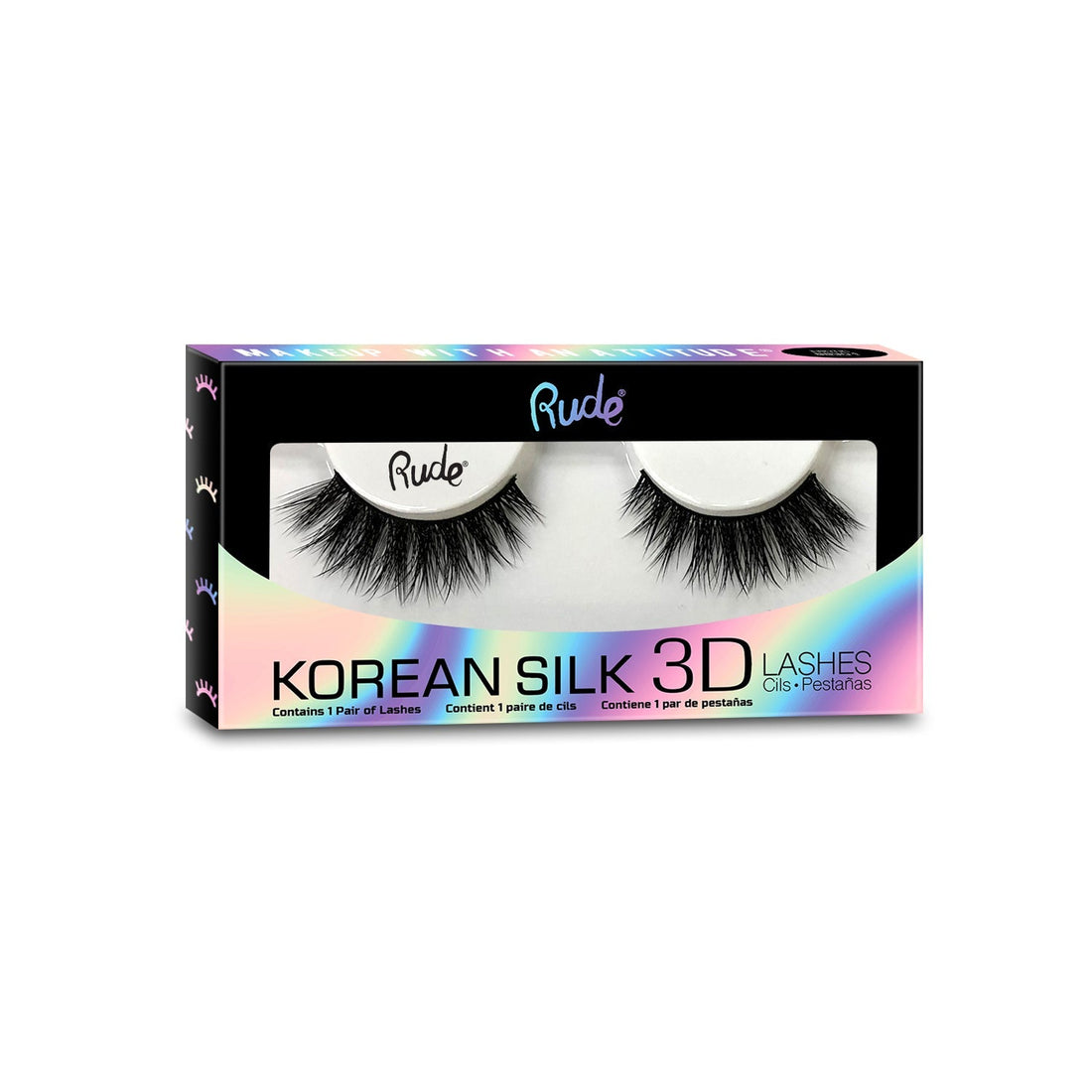 RUDE Lush - Korean Silk 3D Lashes - Audacious - DestGlow