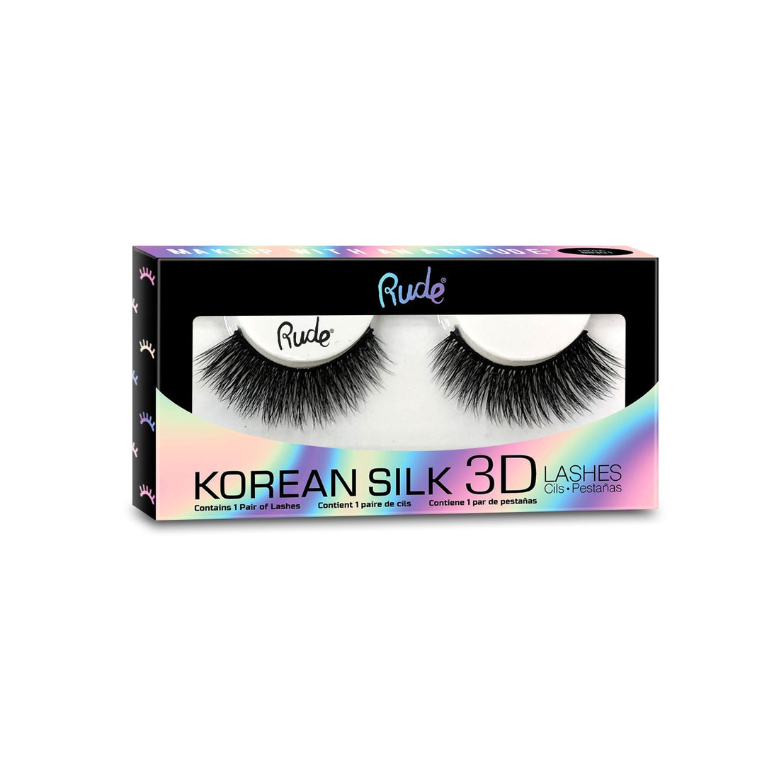 RUDE Lush - Korean Silk 3D Lashes - Melodramatic - DestGlow