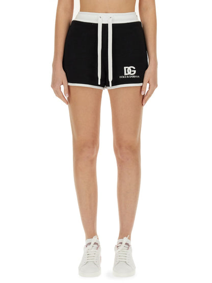 Dolce &amp; Gabbana Women Shorts With Logo Embroidery by Luosophy