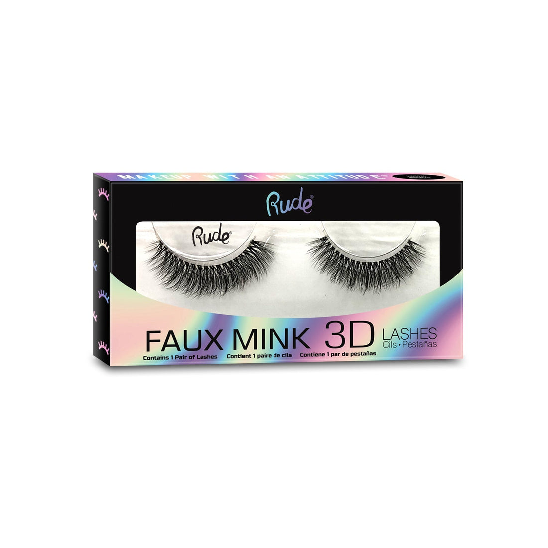 RUDE Lush - Faux Mink 3D Lashes - Transitionalist -  Transitionalist - DestGlow