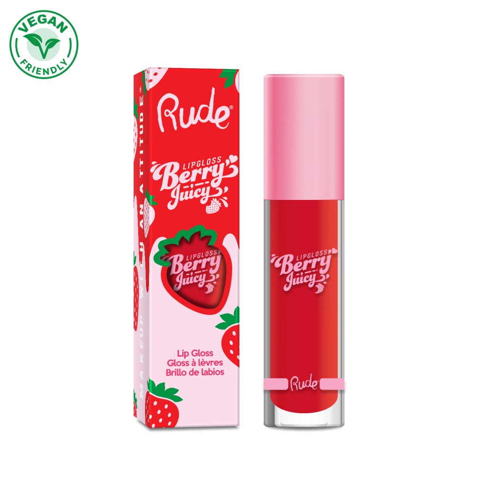 RUDE Berry Juicy Lip Gloss - Code Red 
