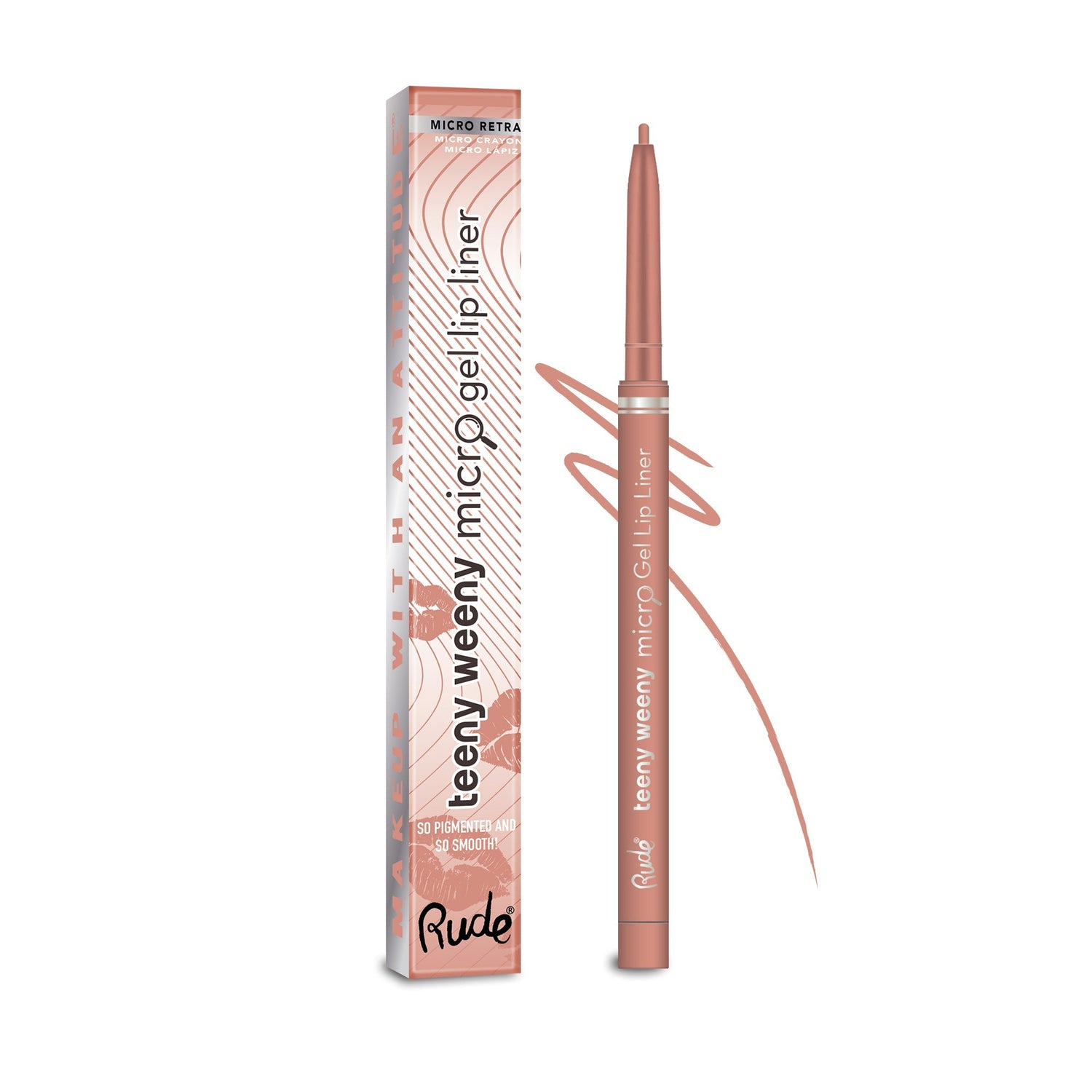 RUDE Teeny Weeny Micro Gel Lip Liner - Simply Nude - DestGlow