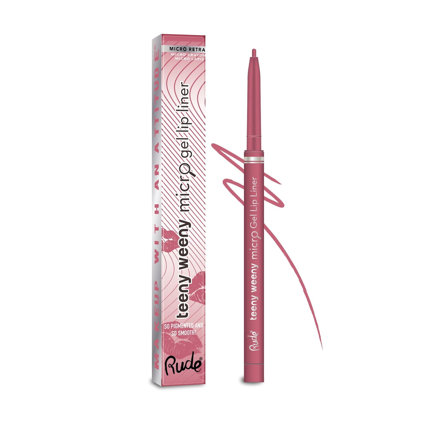 RUDE Teeny Weeny Micro Gel Lip Liner - Guess Again - DestGlow