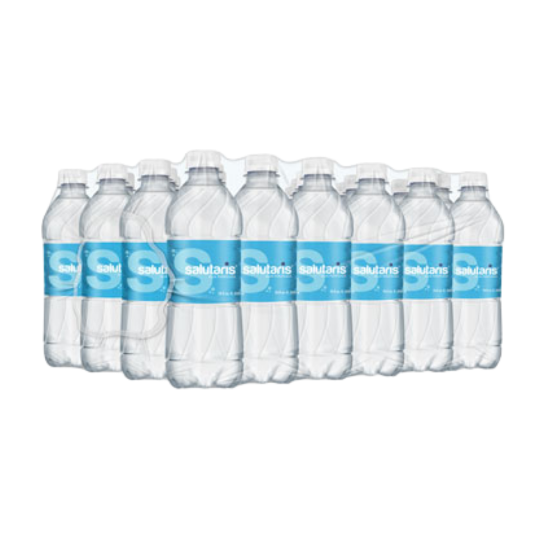 Salutaris Mineral Water 16oz (24 Pack) by Farmacias Savia