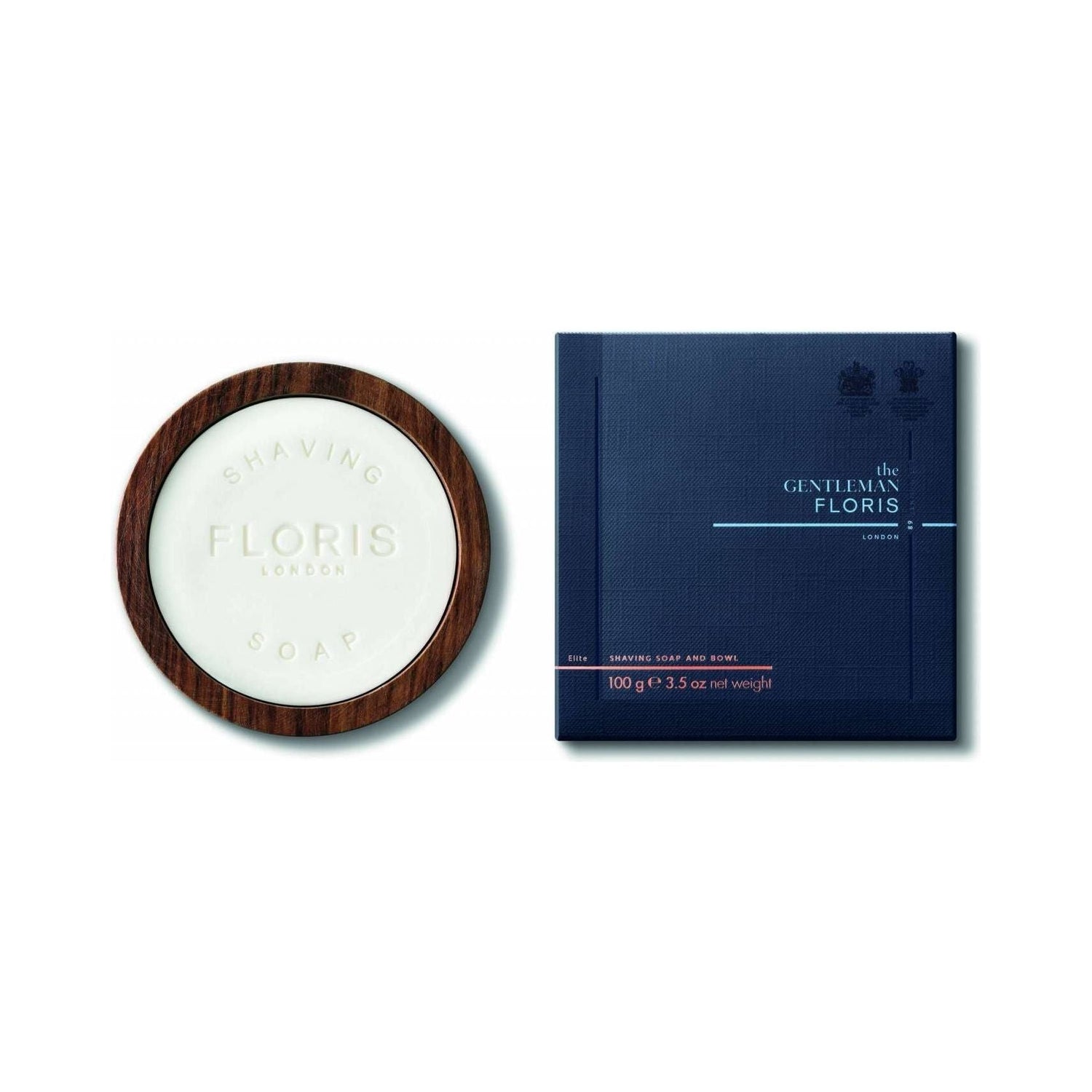 Floris London Elite Shaving Soap In A Wooden Bowl 100g by Pasteur Pharmacy