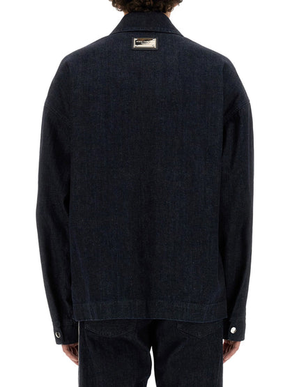 Dolce &amp; Gabbana Men Selvedge Denim Blouson by Luosophy