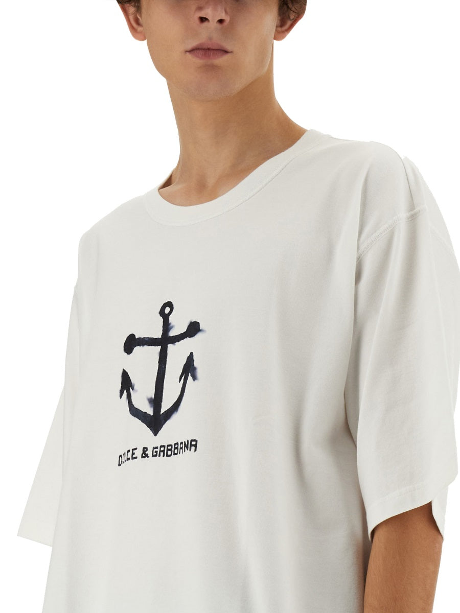 Dolce &amp; Gabbana Men T-Shirt With Logo by Luosophy