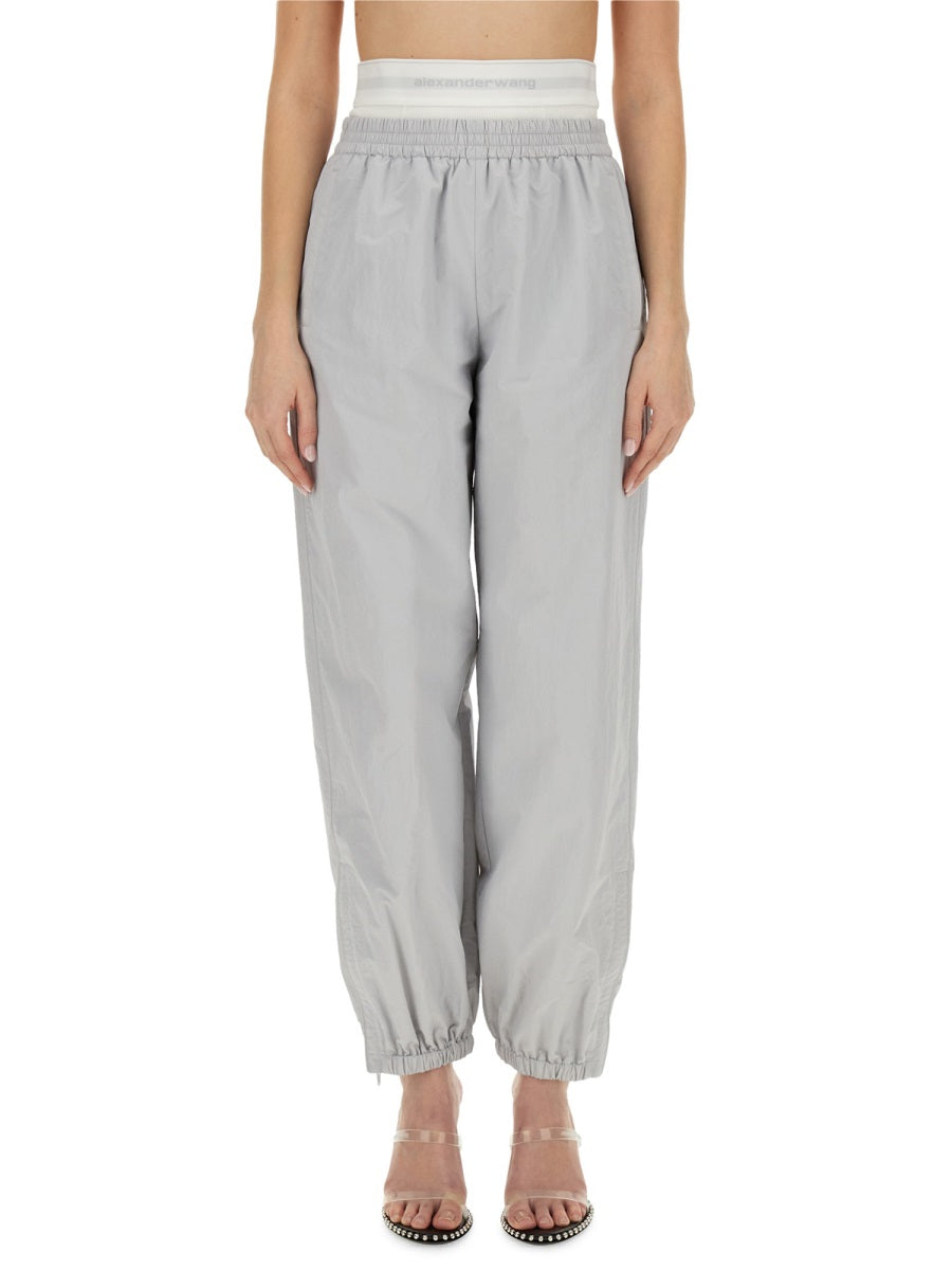 Alexander Wang Women Sports Pants With Integrated Underwear by Luosophy