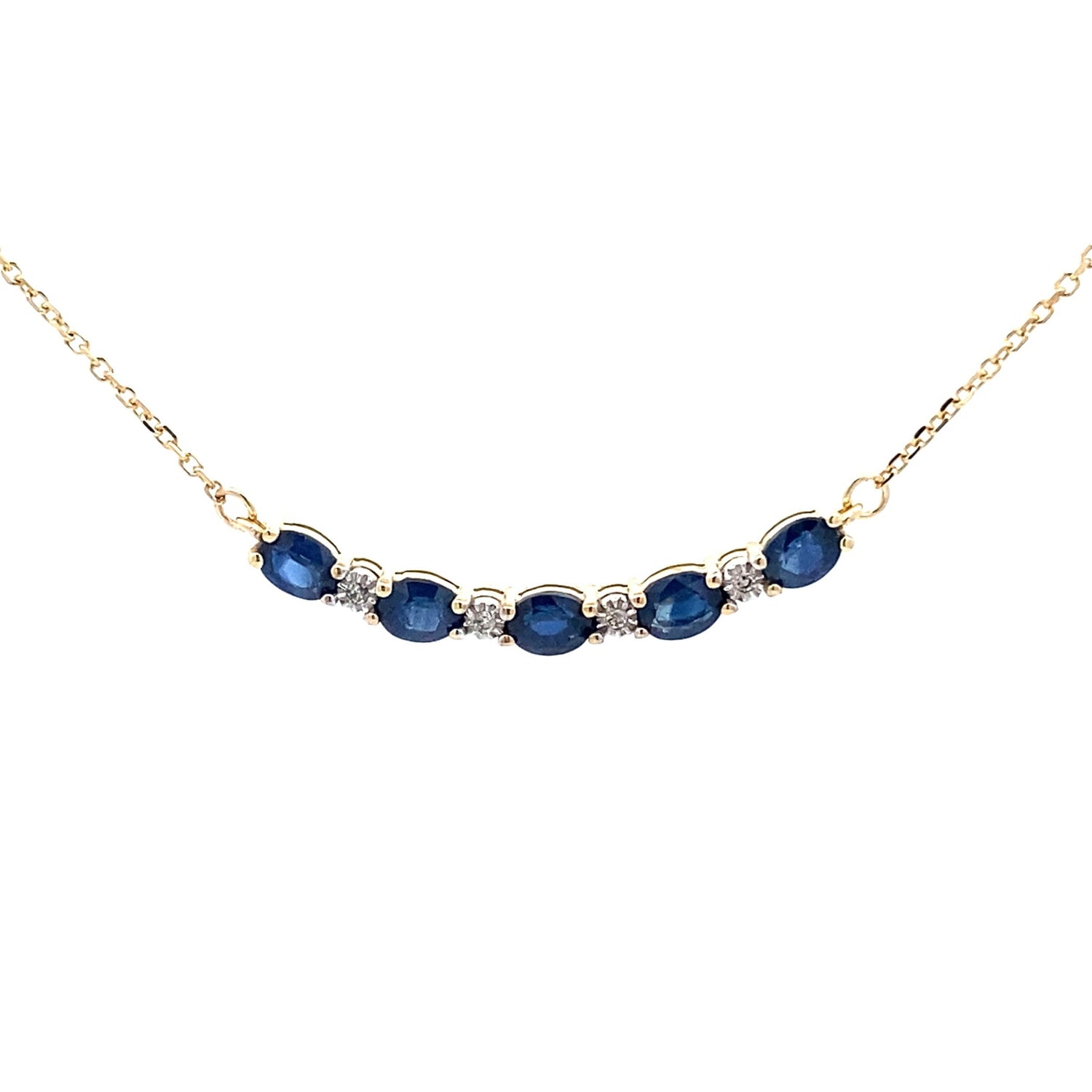 Sapphire Diamond Fashion Pendants 10KT Yellow Gold by Bids.com