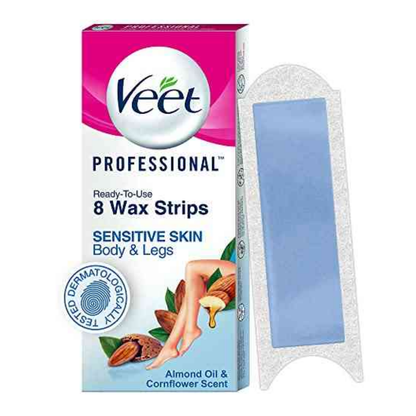Veet Professional Ready-to-Use Body Wax Strips (8 ct) by Farmacias Savia