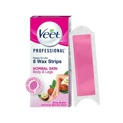 Veet Professional Ready-to-Use Body Wax Strips (8 ct) by Farmacias Savia