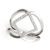 14k White Gold Interlaced Design Diamond Ring (1/5 cttw) by Bids.com
