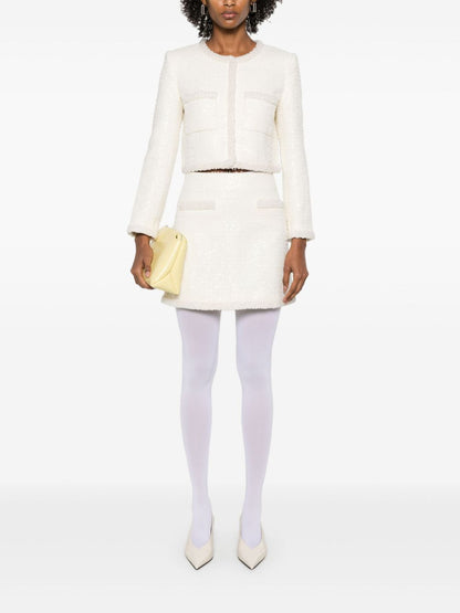 Self-Portrait Women Miniskirt With Decoration by Luosophy
