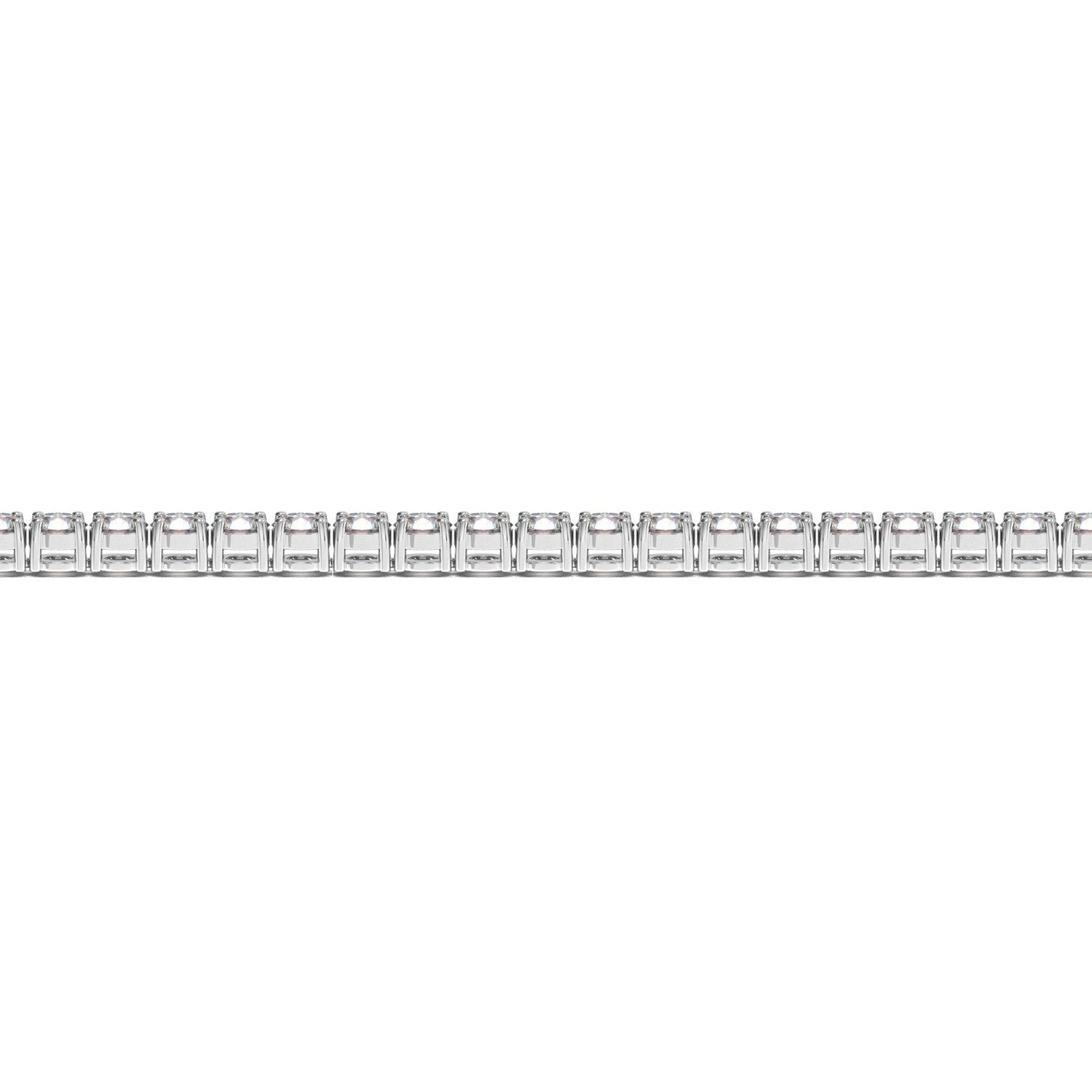 Lab Grown Round Diamond Tennis Bracelet in 14k White Gold (5 cctw F/G VS2/SI1) by Bids.com