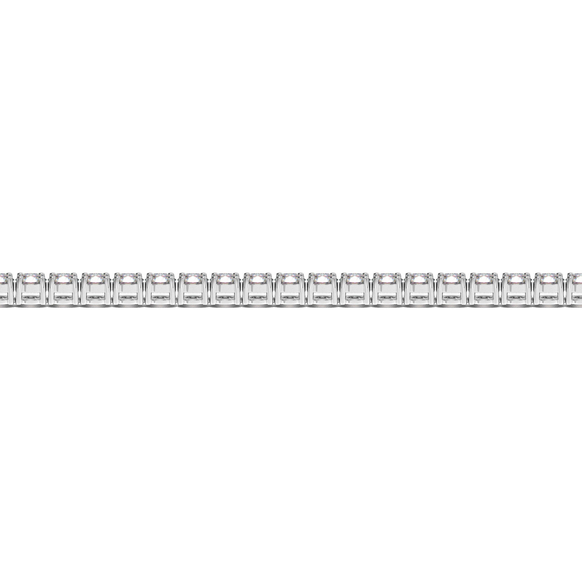 Lab Grown Round Diamond Tennis Bracelet in 14k White Gold (5 cctw F/G VS2/SI1) by Bids.com