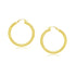 14k Yellow Gold Polished Hoop Earrings (25 mm) by Bids.com