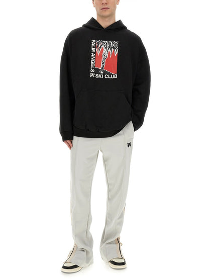 Palm Angels Men Palm Ski Club Print Sweatshirt by Luosophy