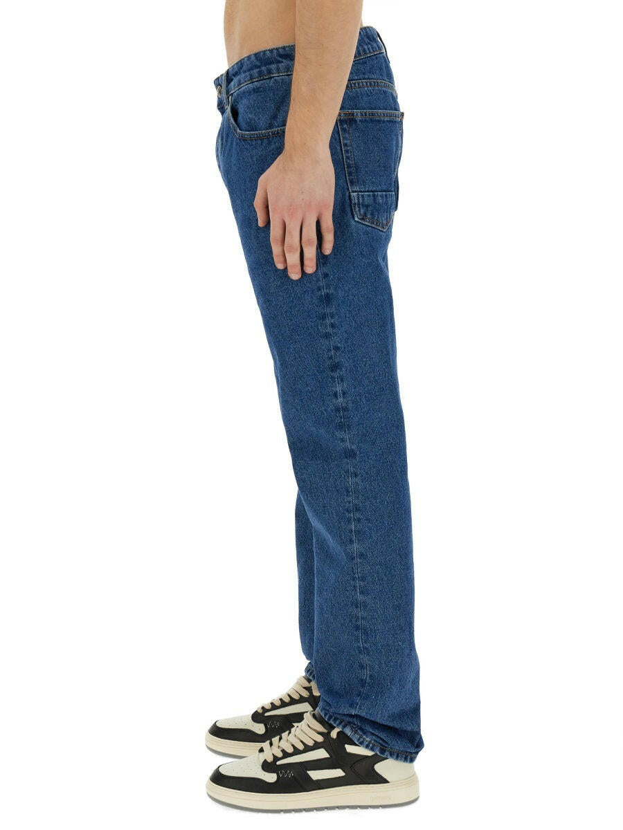 Palm Angels Men Straight Leg Jeans by Luosophy