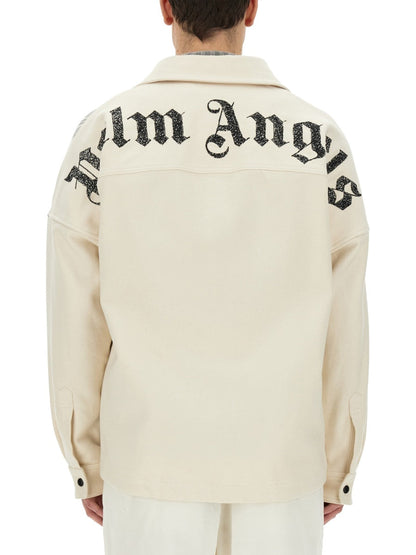 Palm Angels Men Overshirt Check by Luosophy