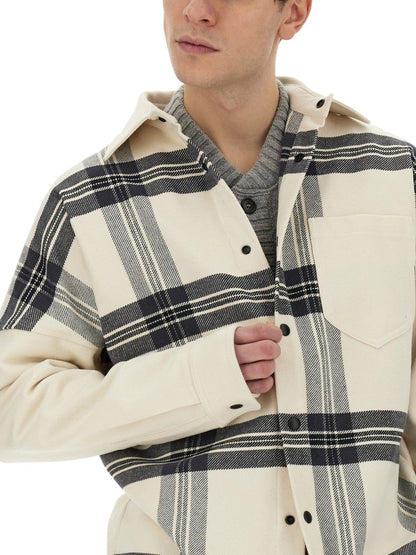 Palm Angels Men Overshirt Check by Luosophy