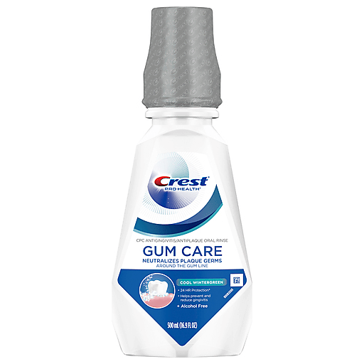 Crest Pro-Health Gum Care Oral Rinse, Alcohol-Free – Cool Wintergreen, 16.9 oz (500 mL) by Pasteur Pharmacy