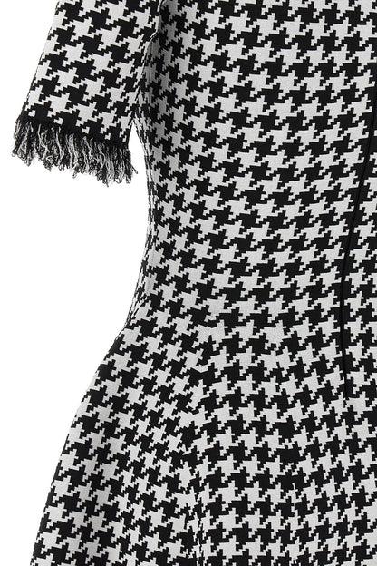 Mcqueen Women Houndstooth Dress by Luosophy