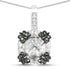 2.72 Carat Genuine Multi Stones .925 Sterling Silver Pendant by Bids.com