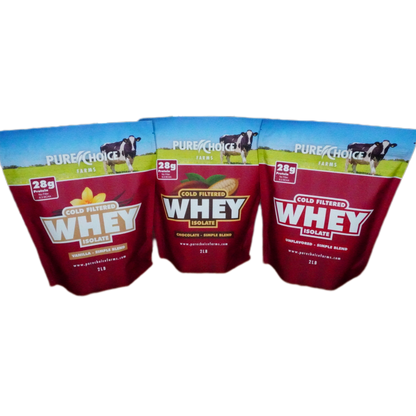 3 Flavor Whey Protein Isolate Combos