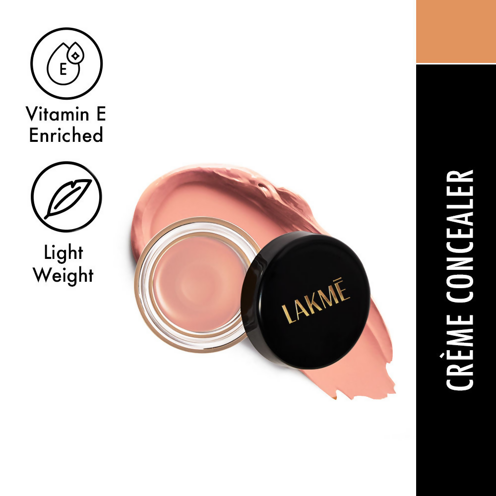 Lakme Unreal Cover Creme Concealer Lightweight &amp; Hydrating - Ivory