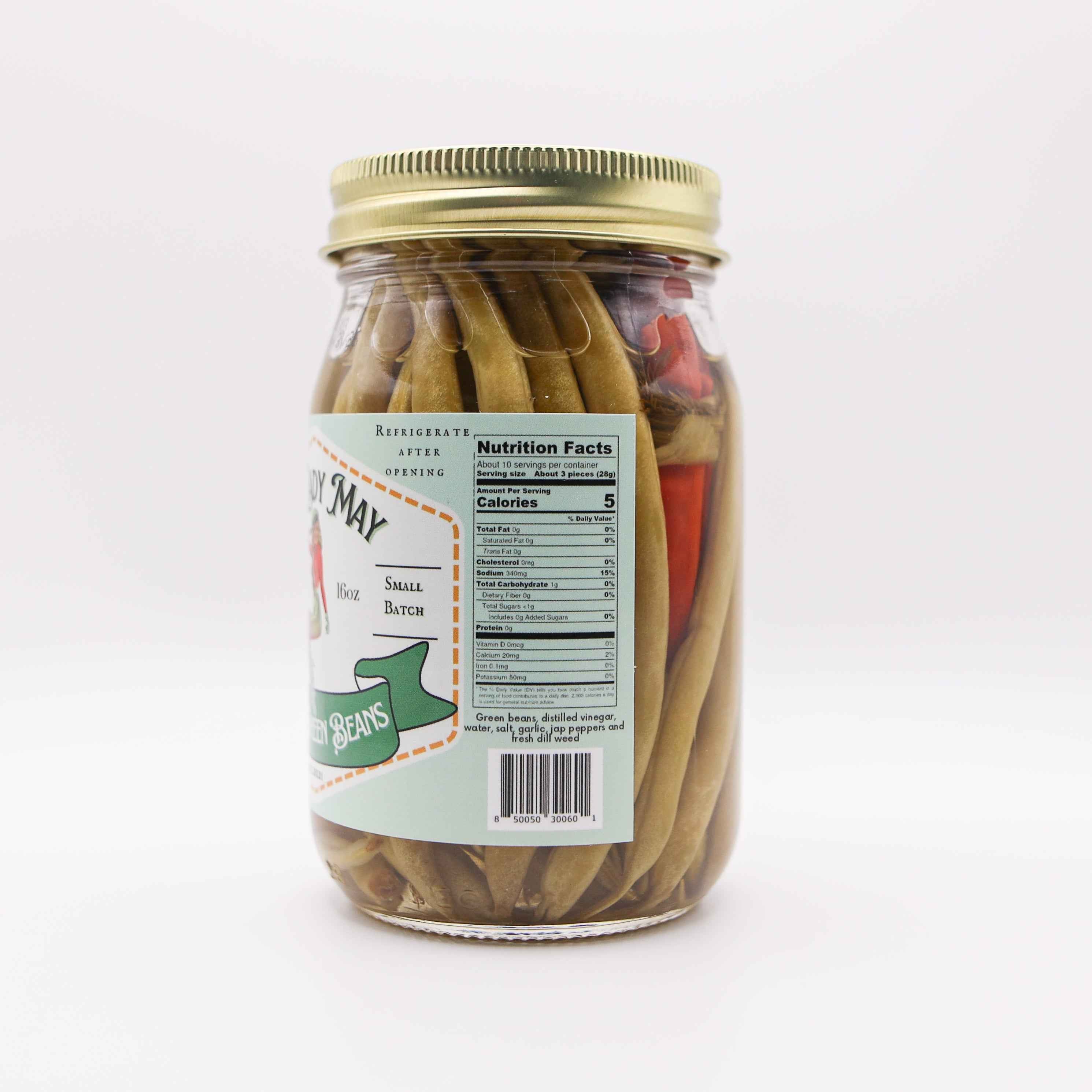 Spicy Pickled Snap Beans
